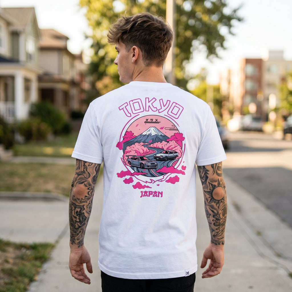 Tokyo Drift — Japanese Car Culture Streetwear Graphic T-Shirt | Mafer Styles
