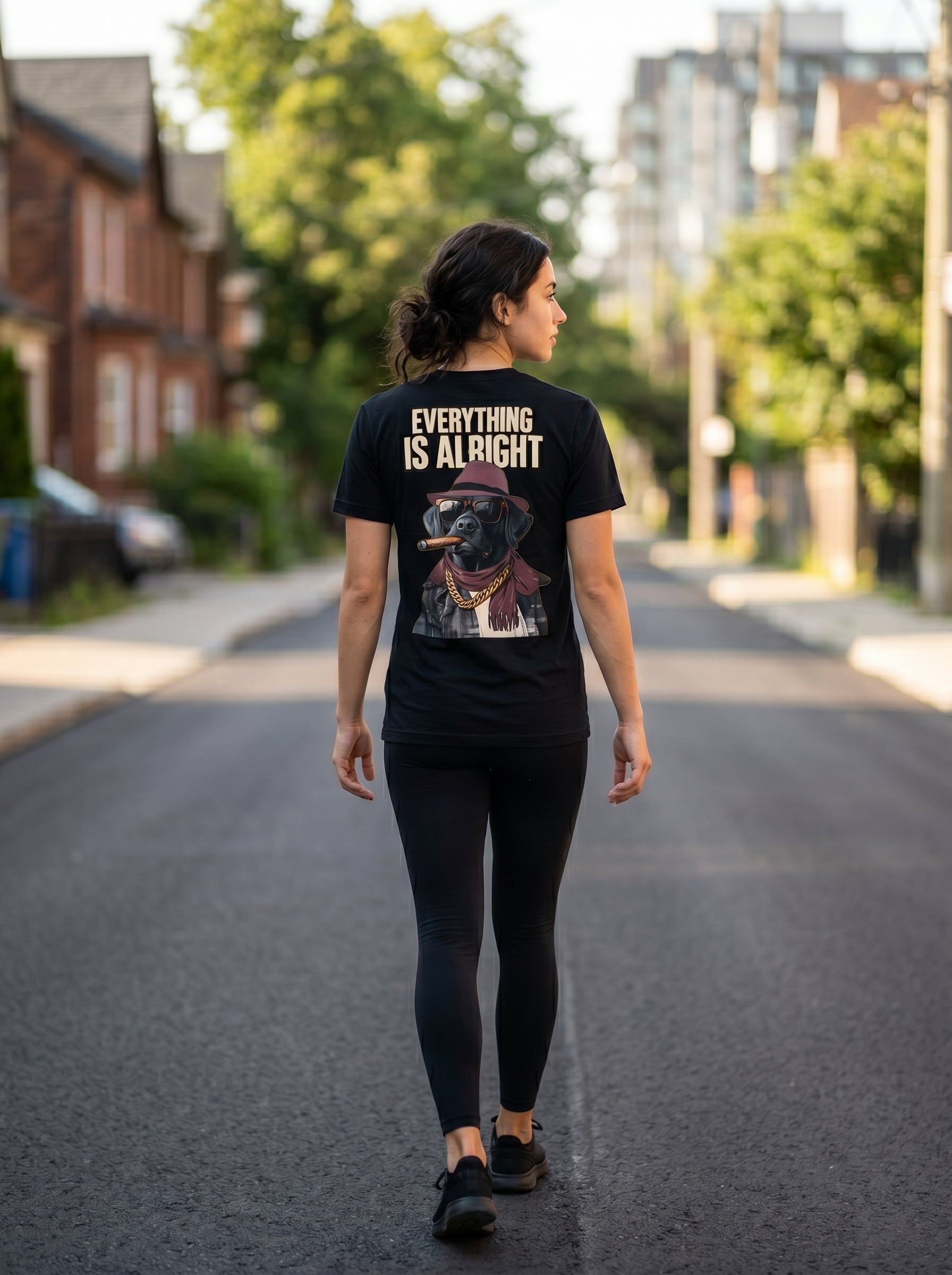 Black OG Dog graphic tee hip hop streetwear Mafer Styles
