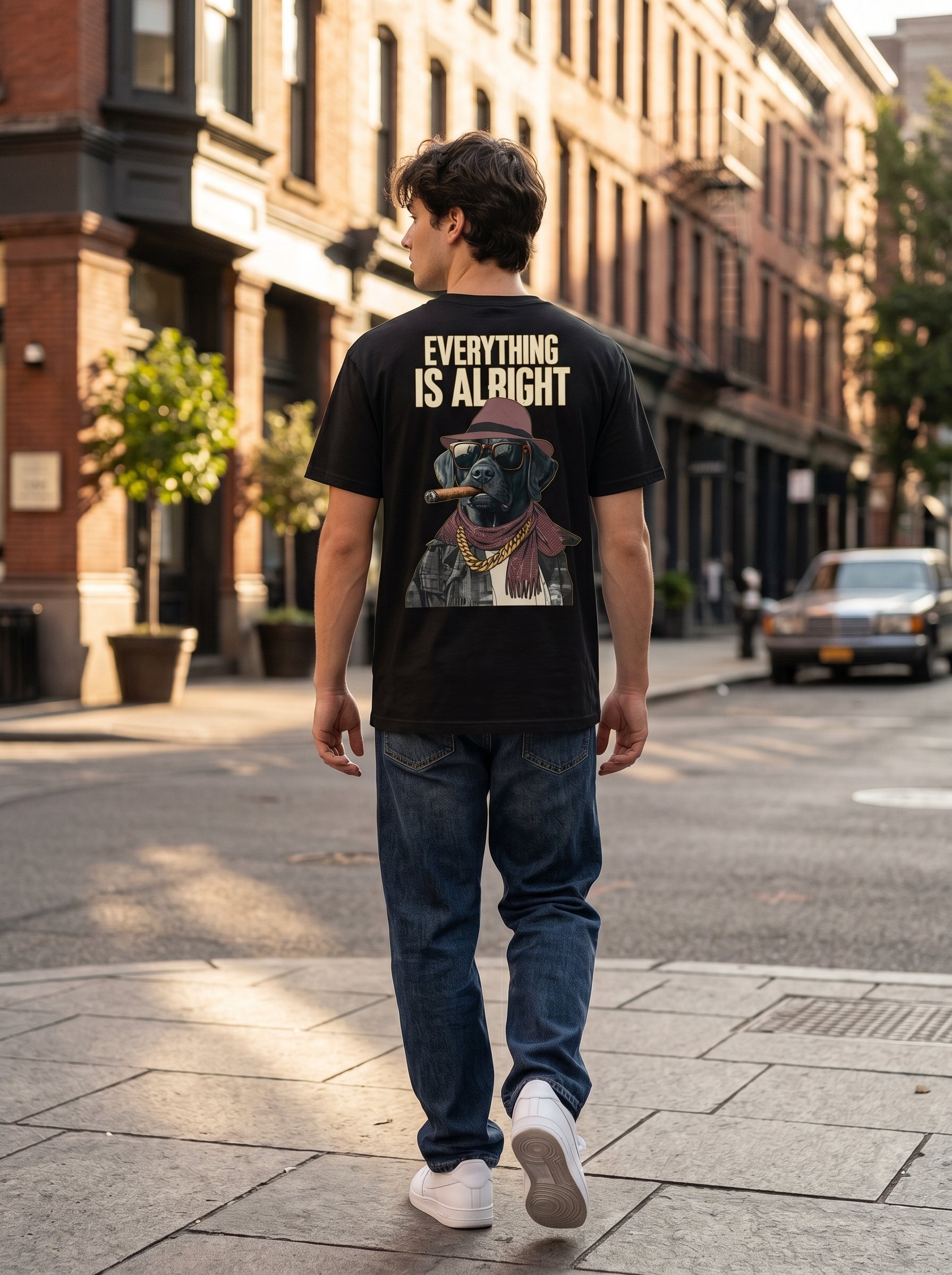 Black OG Dog graphic tee hip hop streetwear Mafer Styles