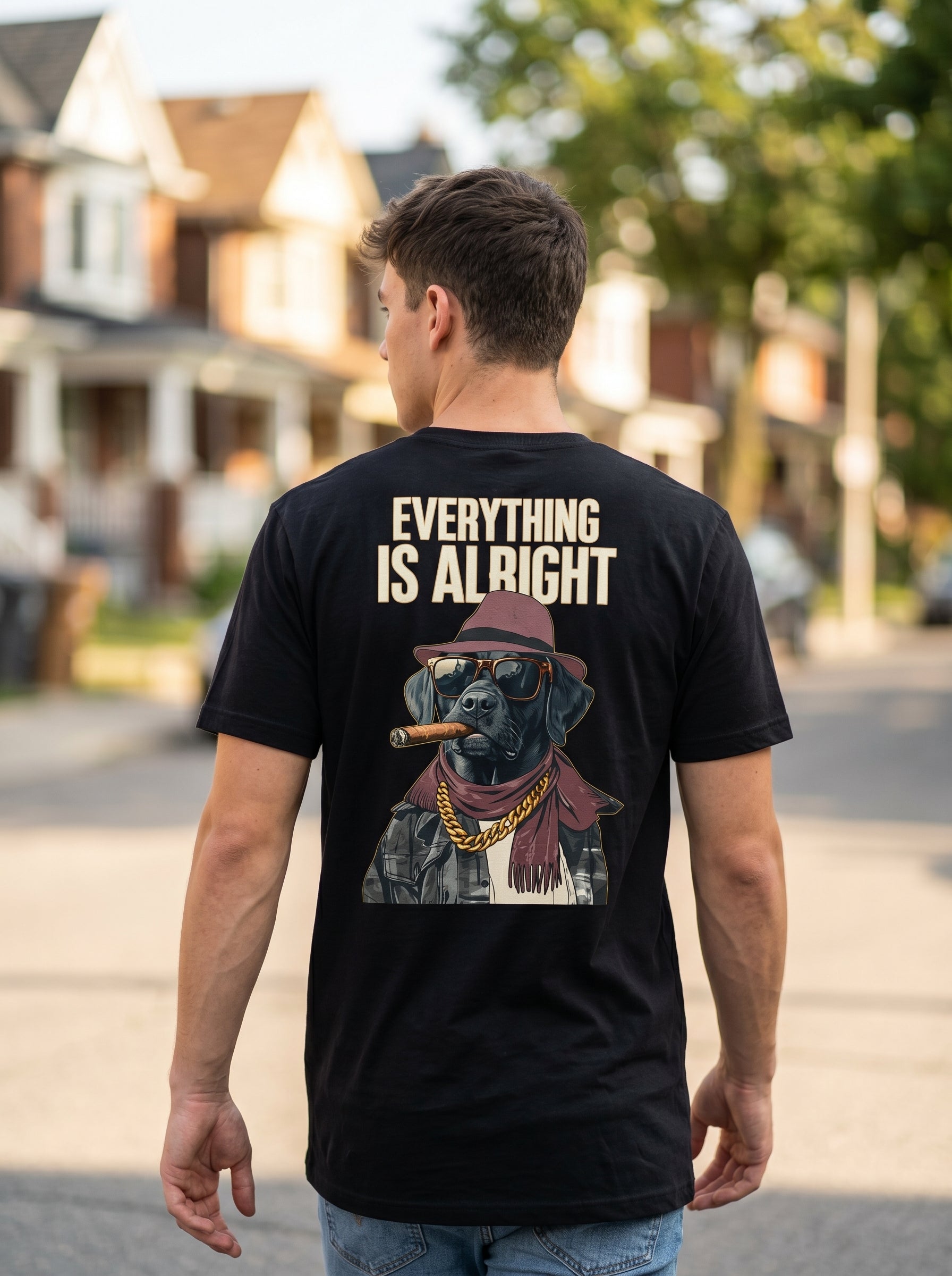 Black OG Dog graphic tee hip hop streetwear Mafer Styles