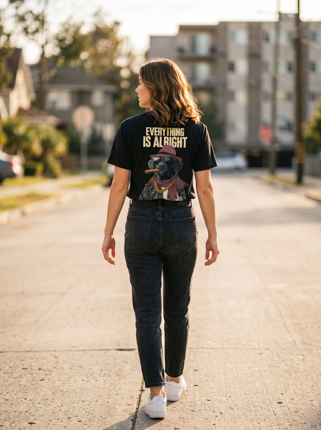 Black OG Dog graphic tee hip hop streetwear Mafer Styles